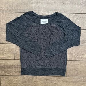 Vintage Abercrombie & Fitch Long Sleeve T-Shirt - Floral lace